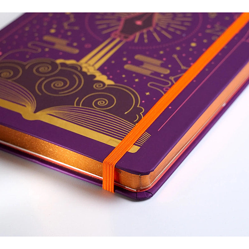 Written in the Stars Dotted Style Lines Luxurious hard cover Journal - 5 3/4" X 8 1/4" - EE