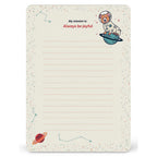 Mission Space Animals Notepad 6 designs on One Pad- 5 3/4" X 8 1/4" - EE