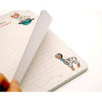 Mission Space Animals Notepad 6 designs on One Pad- 5 3/4" X 8 1/4" - EE