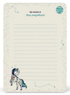 Mission Space Animals Notepad 6 designs on One Pad- 5 3/4" X 8 1/4" - EE