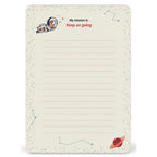 Mission Space Animals Notepad 6 designs on One Pad- 5 3/4" X 8 1/4" - EE
