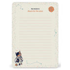Mission Space Animals Notepad 6 designs on One Pad- 5 3/4" X 8 1/4" - EE