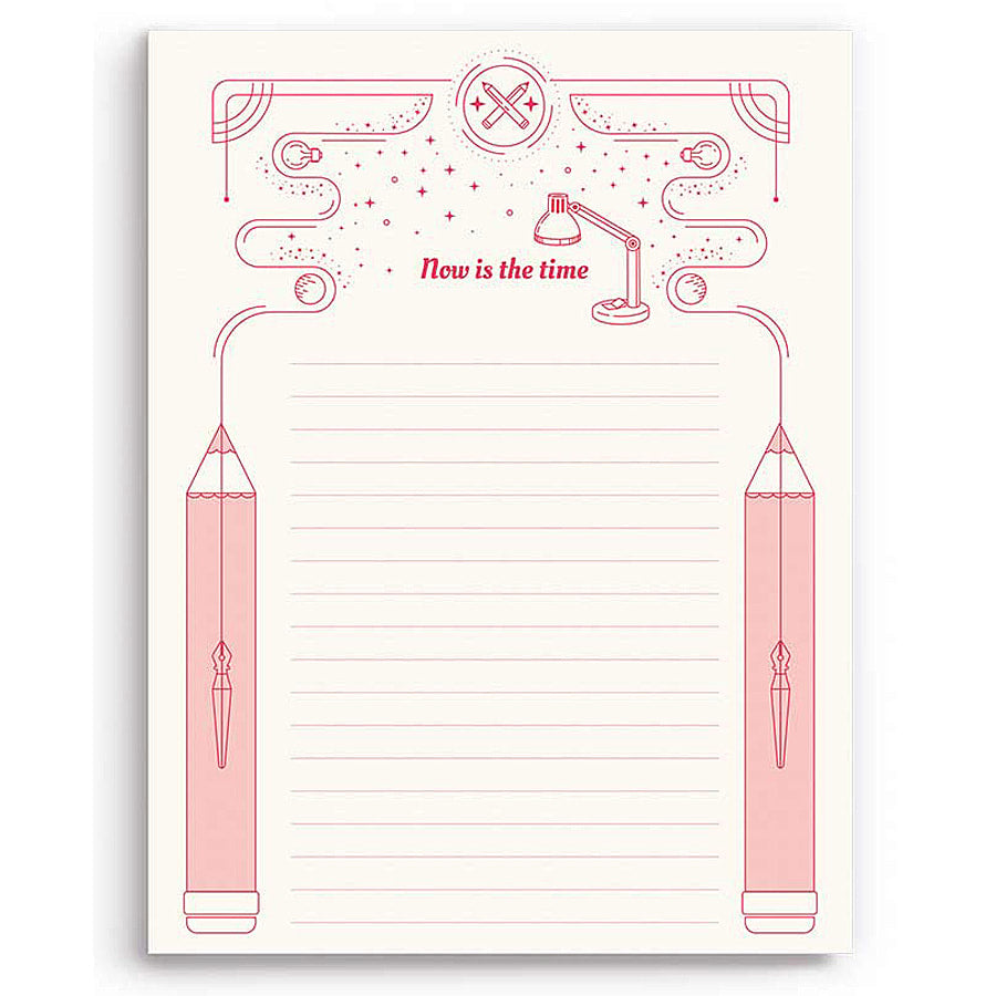 Now Is The Time Lined Notepad - EE