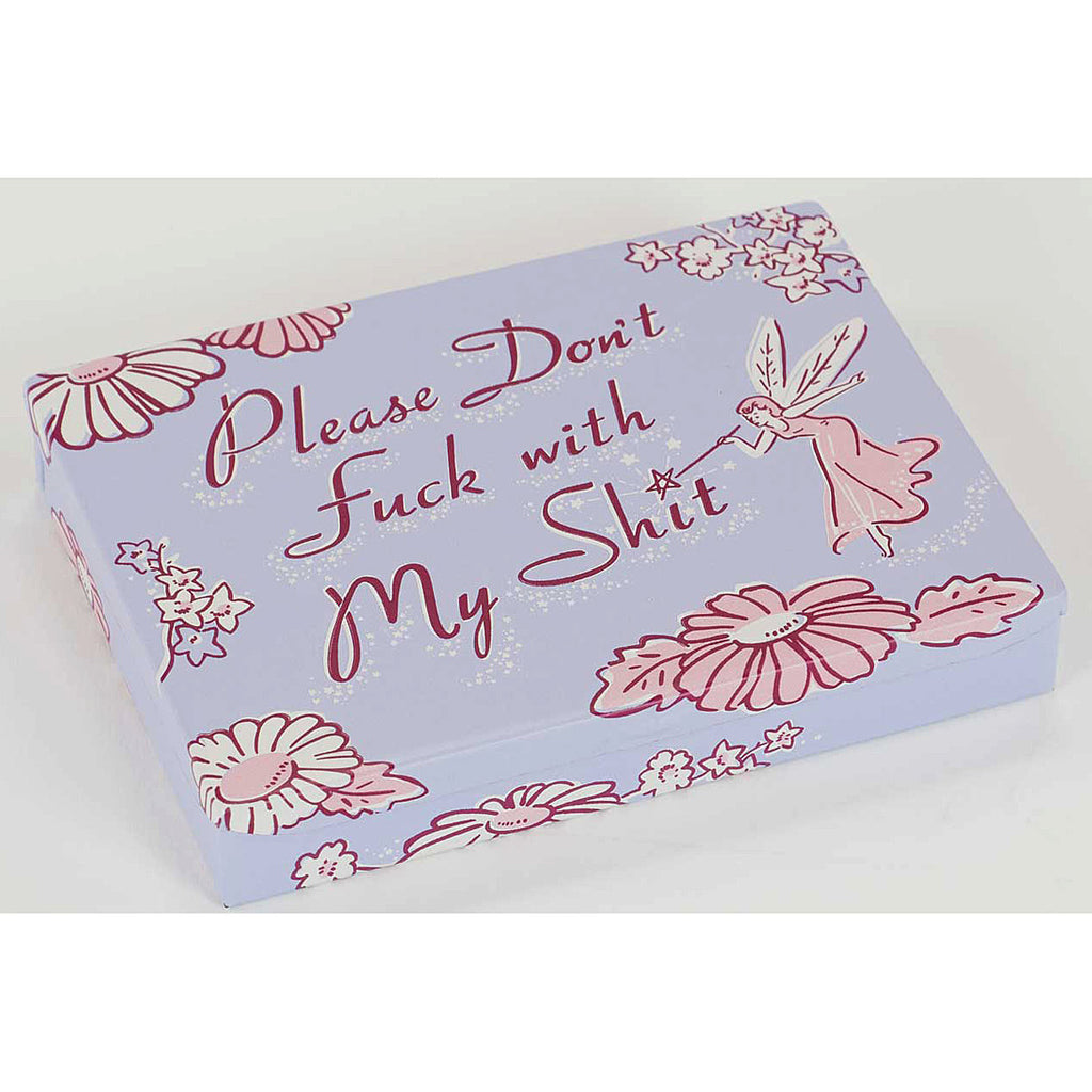 Blue Q Don't Fuck With My Shit Pocket Box Tin