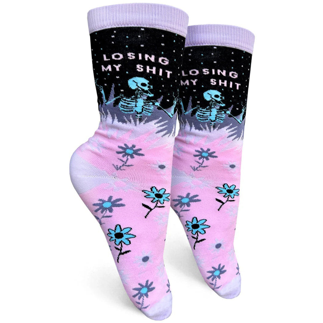 Losing My Shit - Women's Crew Socks - BB
