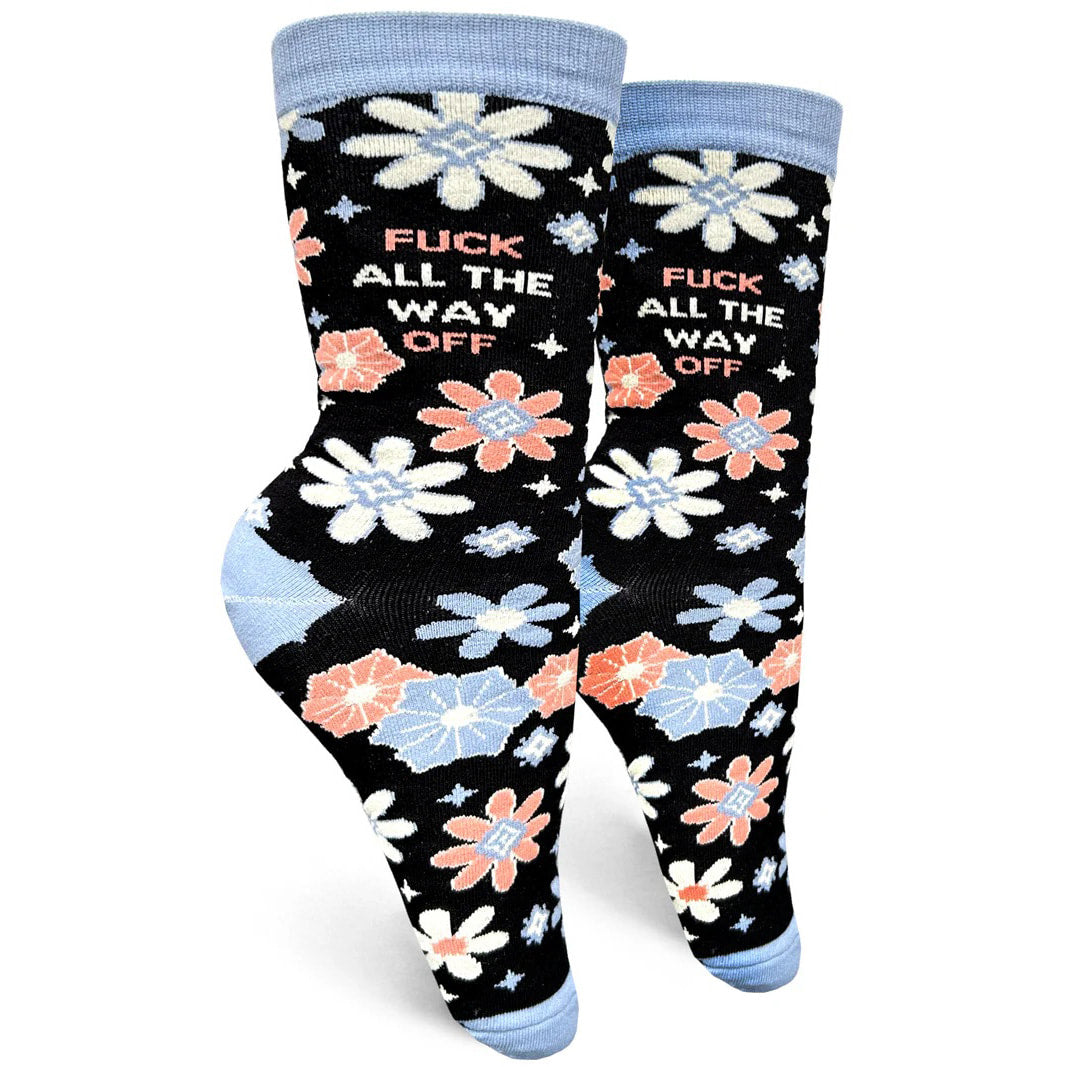 Fuck All the Way Off - Women's Crew Socks - BB