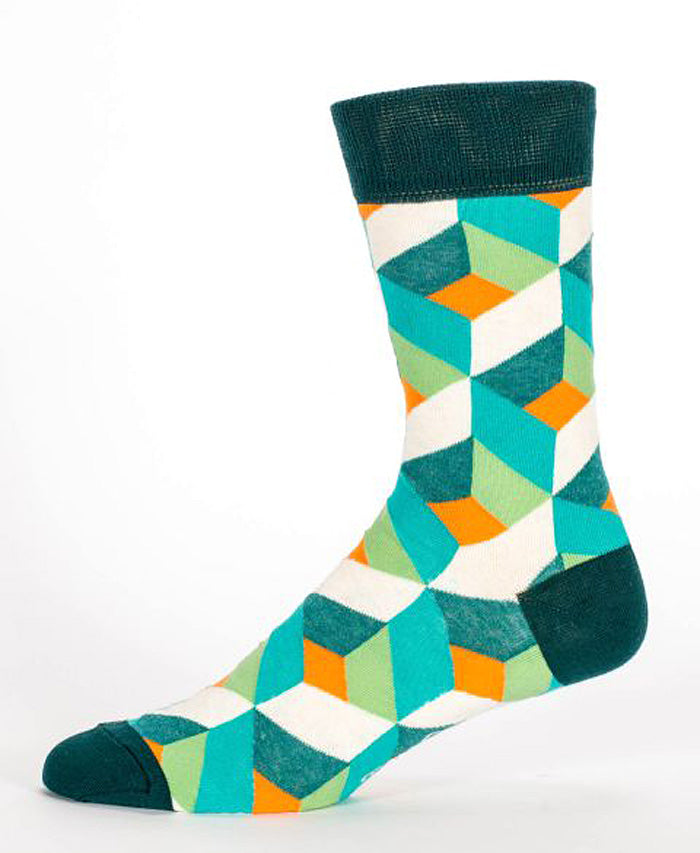 MEN's Crew Sock  -  Do I LOOK like a team player - Blue Q