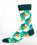 MEN's Crew Sock  -  Do I LOOK like a team player - Blue Q