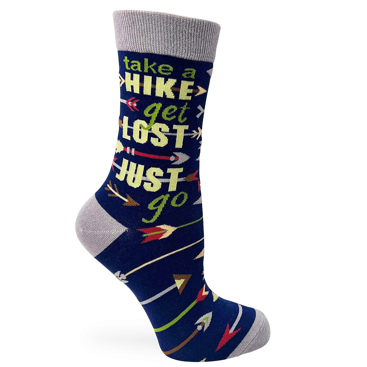 Take a Hike - Women's Combed Cotton Crew Socks