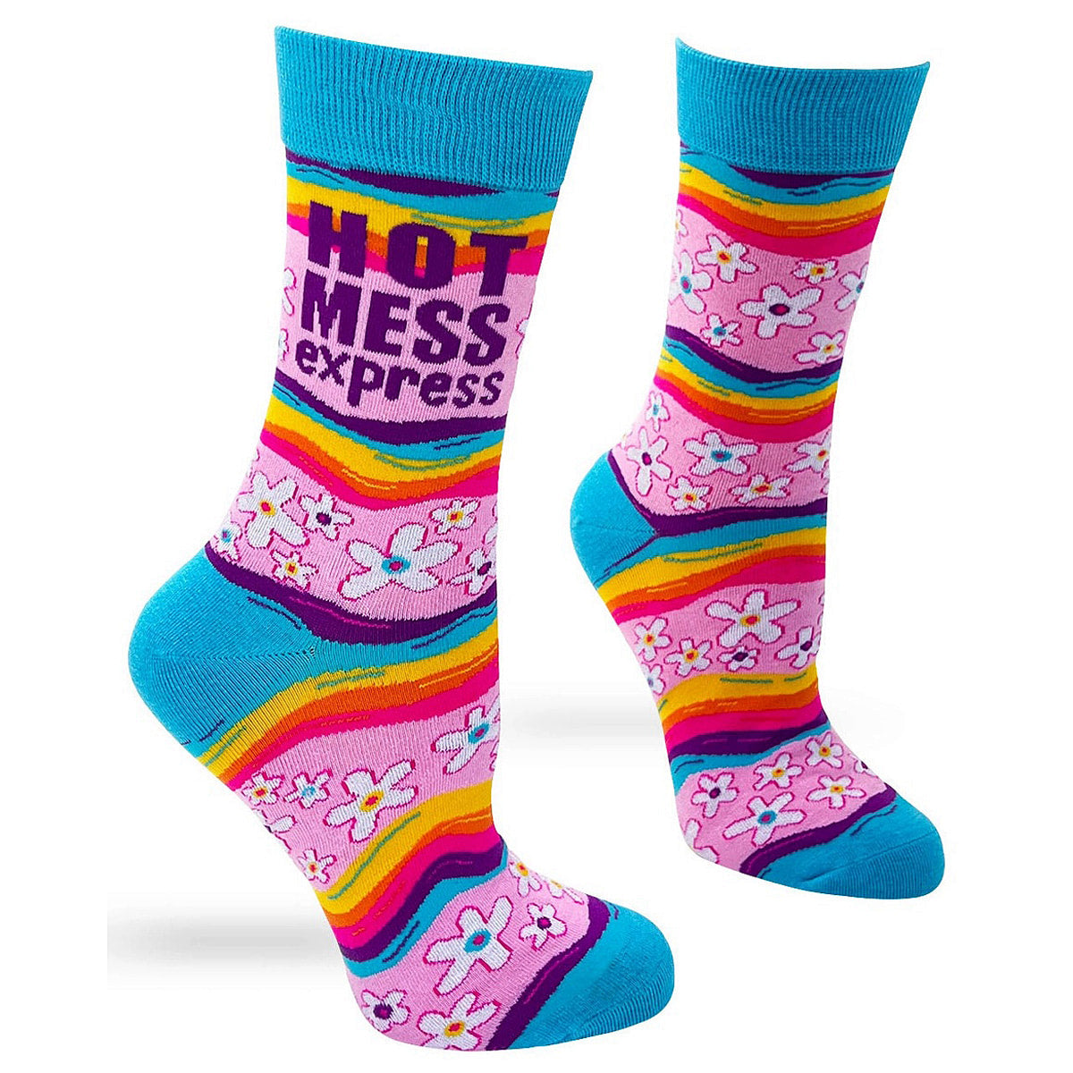 Hot Mess Express - Women's Combed Cotton Crew Socks