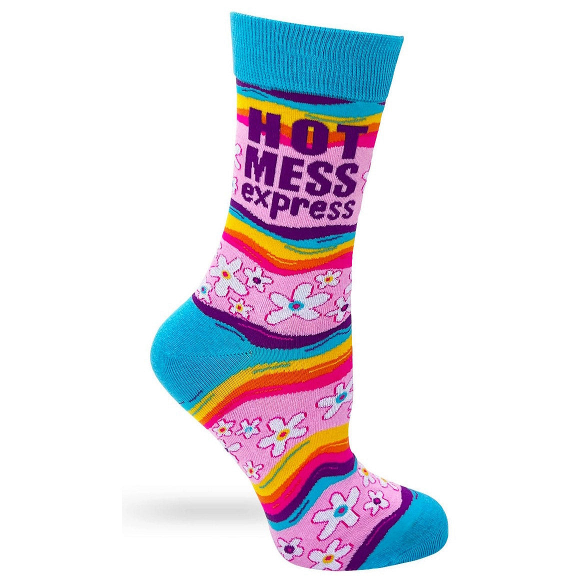 Hot Mess Express - Women's Combed Cotton Crew Socks