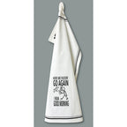 Here We Go Again Cotton Kitchen Towel by FabDaz