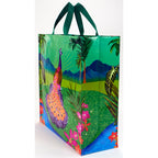 Peacock Paradise Blue Q Shopper- Reusable Shopping Bags