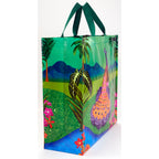 Peacock Paradise Blue Q Shopper- Reusable Shopping Bags