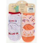 Giggle/Sleep - Organic Baby Socks - set of 2 - Blue Q