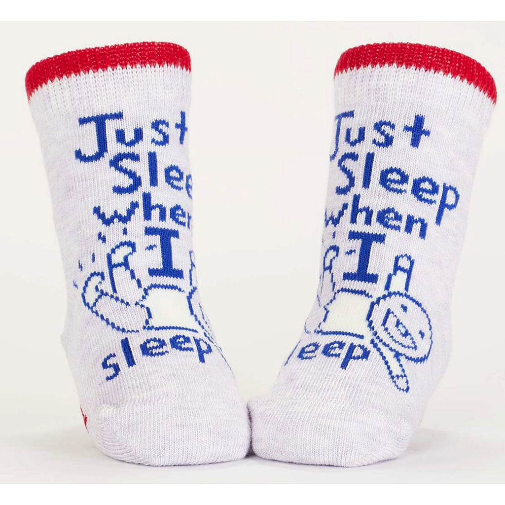 Giggle/Sleep - Organic Baby Socks - set of 2 - Blue Q