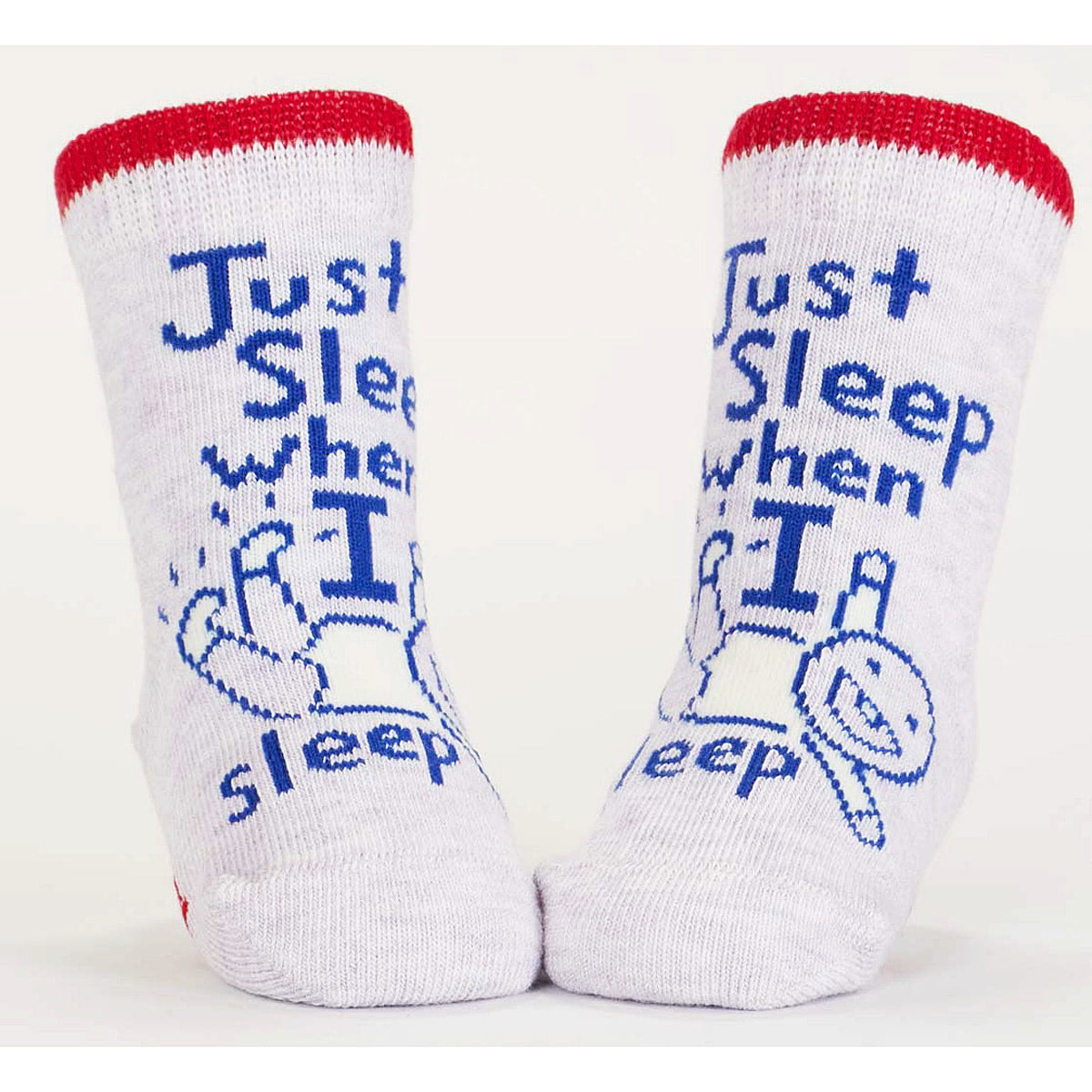 Giggle/Sleep - Organic Baby Socks - set of 2 - Blue Q