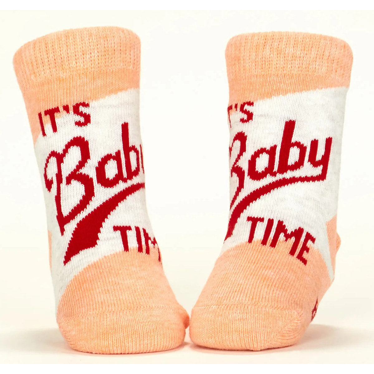 Call the Shots/It's Baby Time- Organic Baby Socks - set of 2 - Blue Q