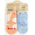 Call the Shots/It's Baby Time- Organic Baby Socks - set of 2 - Blue Q