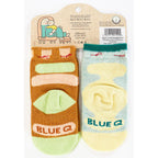 Cuddle Bug/Cry - Organic Baby Socks - set of 2 - Blue Q