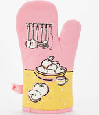 I've got a knife Blue Q Cotton Oven Mitts