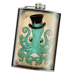 Octopus lead free flask by Lucky Jack fka Trixie and Milo