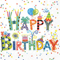 Happy Birthday - Cocktail Napkins