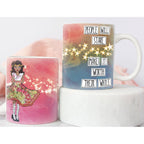 People Will Stare feminist artist design ceramic 15 ounce mug