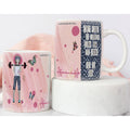 Learn How to Iron feminist artist design ceramic 15 ounce mug