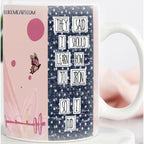 Learn How to Iron feminist artist design ceramic 15 ounce mug