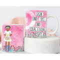 Sugar Spice feminist artist design ceramic 15 ounce mug