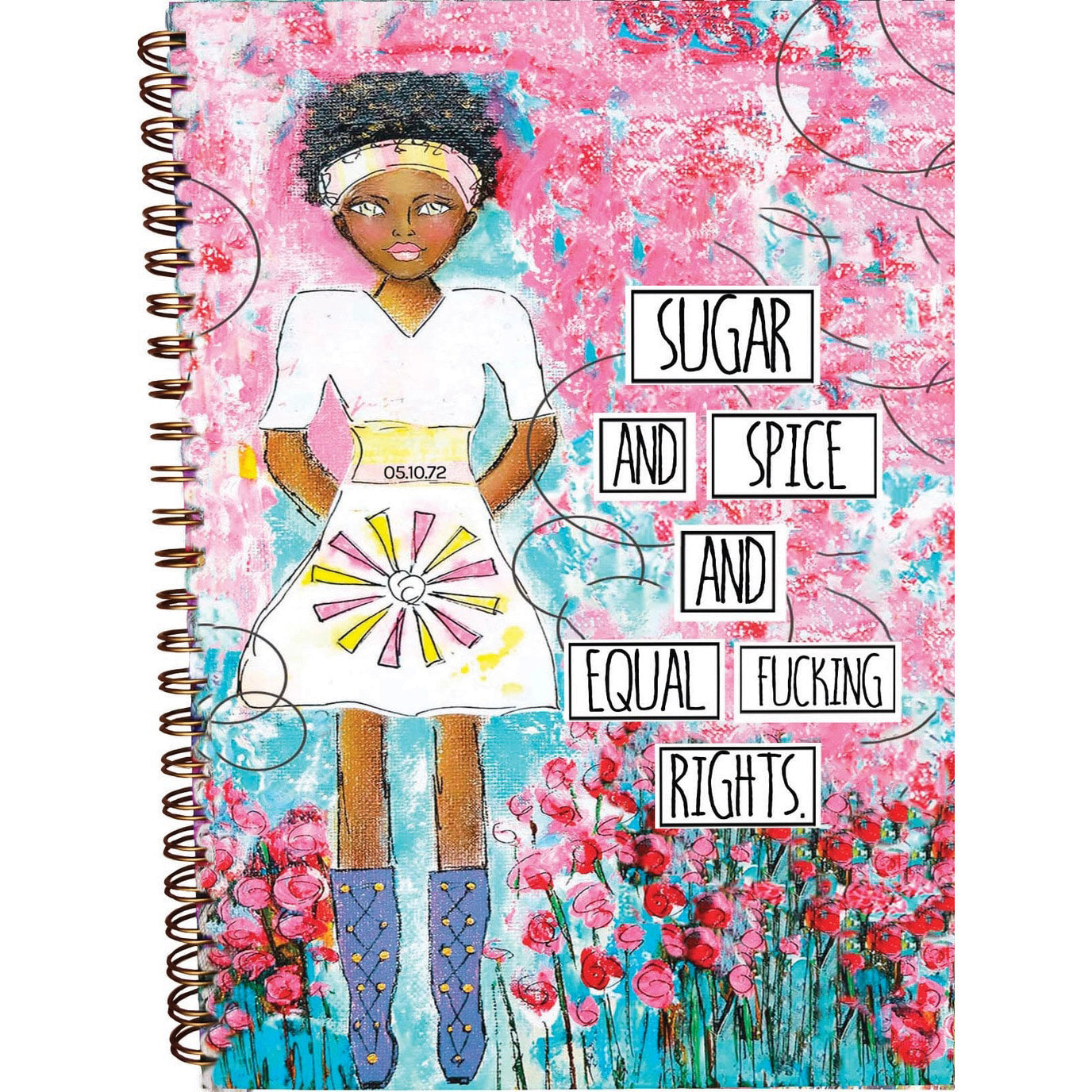 Sugar Spice- Soft Cover spiral notebook journal