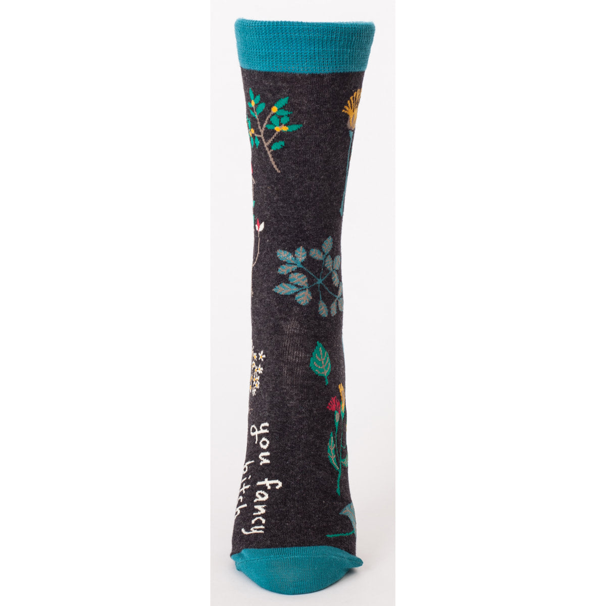 SALE: Women's Crew Socks -  You Fancy Bitch - Blue Q
