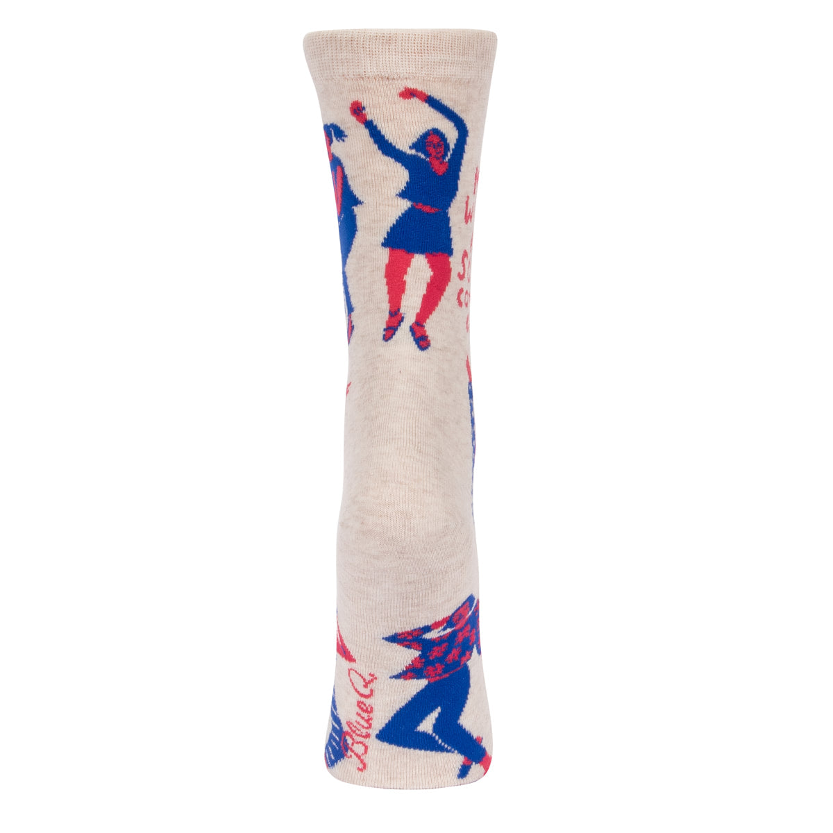 SALE:  Blue Q Women's Crew Socks - Me When My Song Comes On