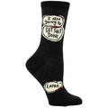 SALE: I am going to Get Shit Done.  Later Women's Crew Sock - Blue Q