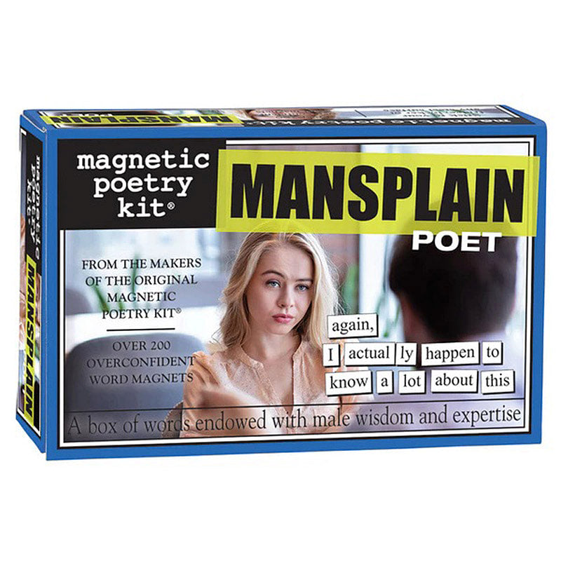 Mansplain Magnetic Poetry kit