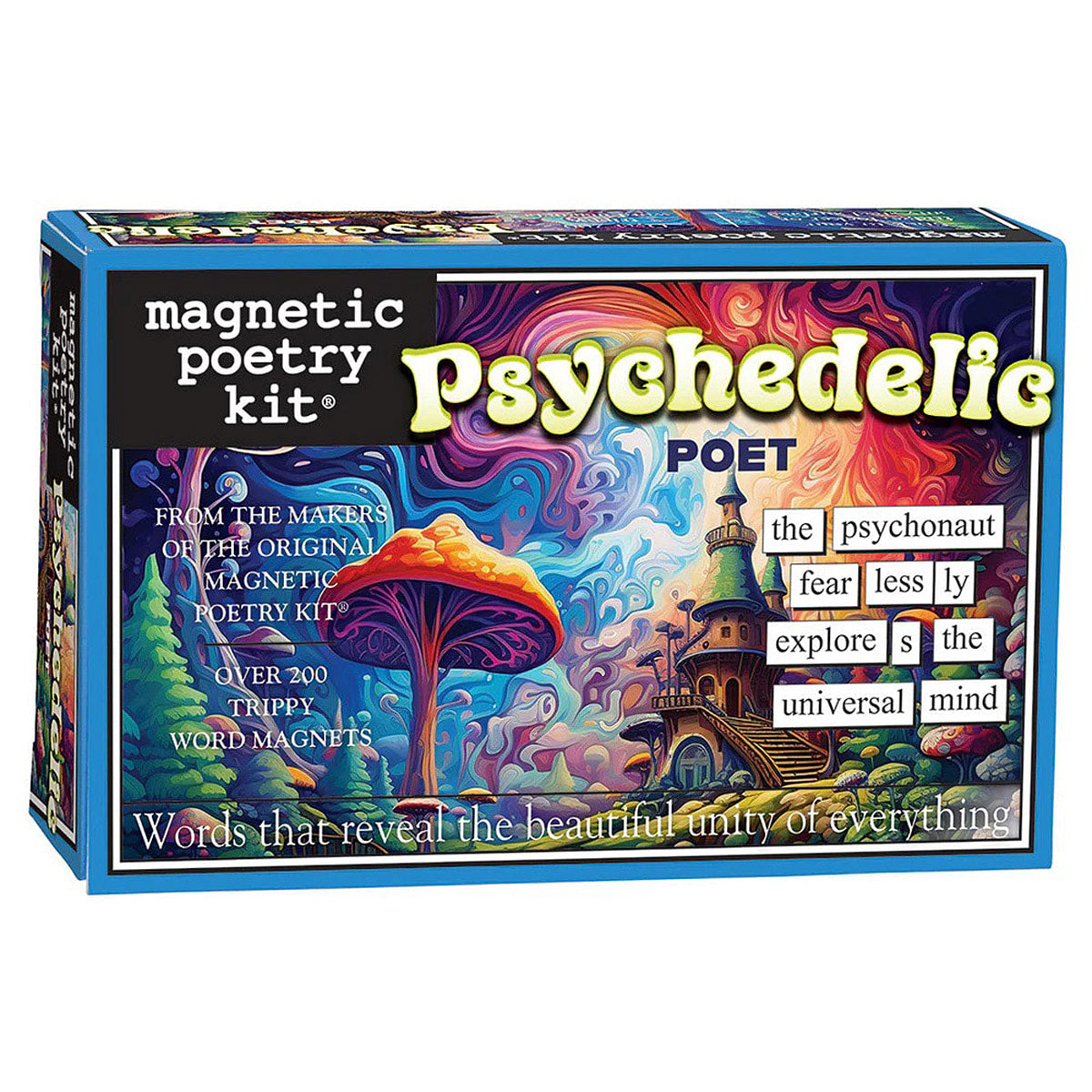 Psychedelic Magnetic Poetry kit