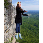 Blue Q Women's Crew Sock Queen of Bitch Mountain