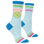 Blue Q Women's Crew Sock Queen of Bitch Mountain