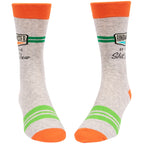 MEN's Crew Socks - Ringmaster of the Shitshow  - Blue Q