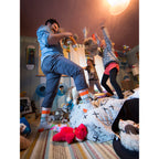 MEN's Crew Socks - Ringmaster of the Shitshow  - Blue Q