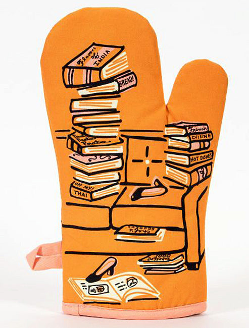 Blue Q Cotton Oven Mitts - horny for food