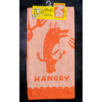 Blue Q Kitchen Towel - woven jacquard Cotton Kitchen Towel -  Hangry
