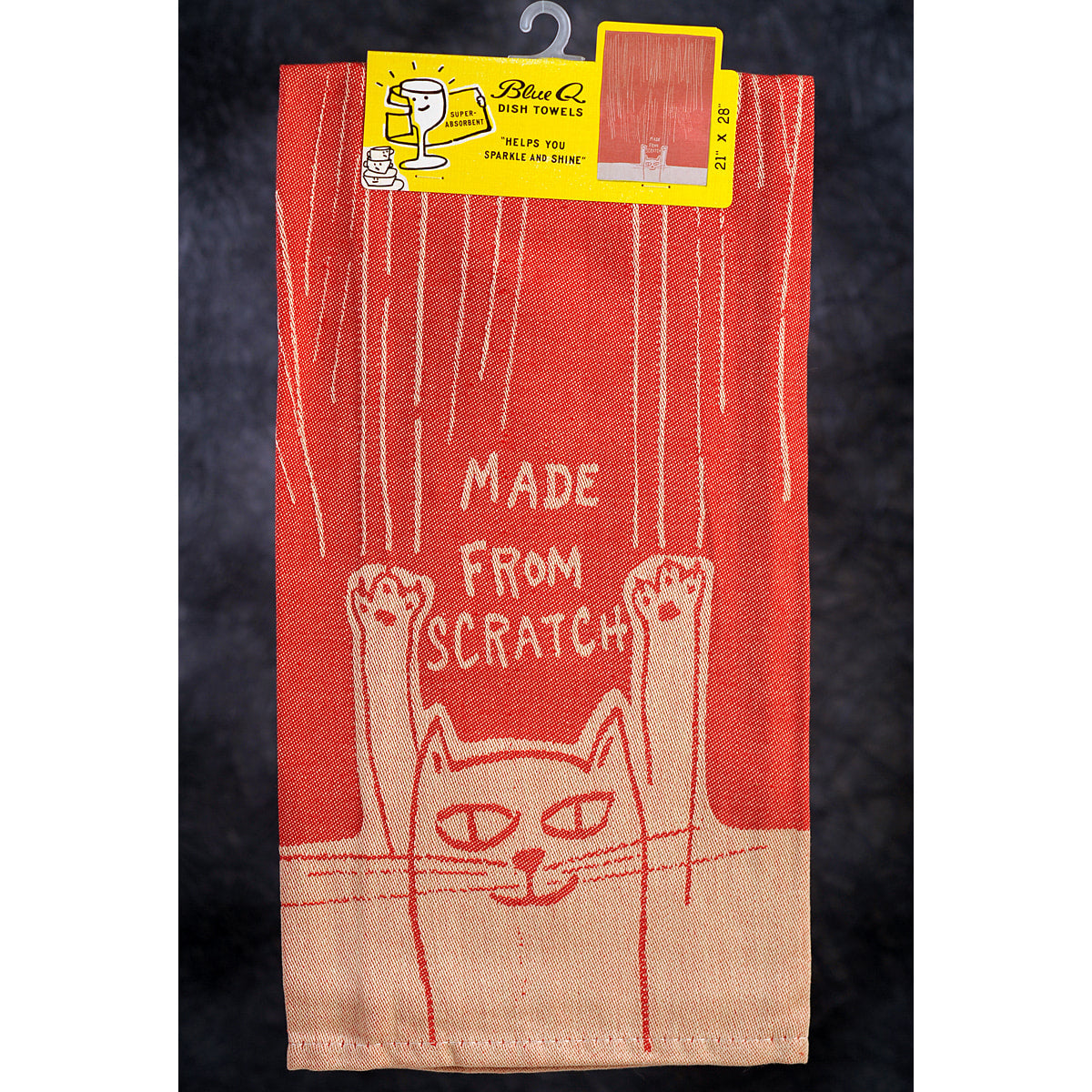 Blue Q Kitchen Towel - woven jacquard Cotton Kitchen Towel -  Made From Scratch
