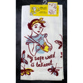 Blue Q Kitchen Towel - Screen Printed Cotton Kitchen Towel - My Safe Word is Takeout