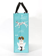 People to Meet, Dogs Blue Q Shopper Bag - Reusable Shopping Bags
