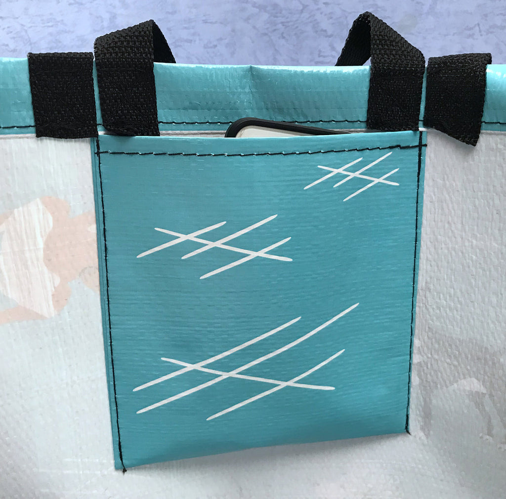 People to Meet, Dogs Blue Q Shopper Bag - Reusable Shopping Bags
