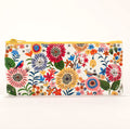 Flower Field Pencil Case - Blue Q