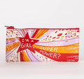 I'm a Girl What's Your Superpower Blue Q Pencil Case