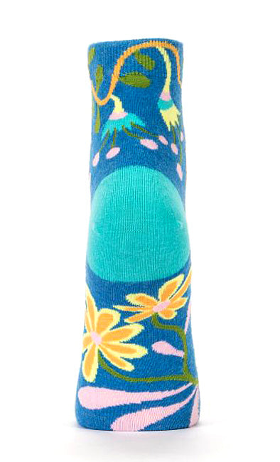 Women's Ankle Sock Don't Push Me - Blue Q